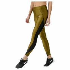 Nike Speed Metallic 7/8 Tight Black/Green* Tights|Träning