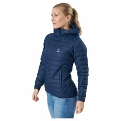 Haglöfs Spire Mimic Hood Women Tarn Blue Solid* Alpint|Jackor