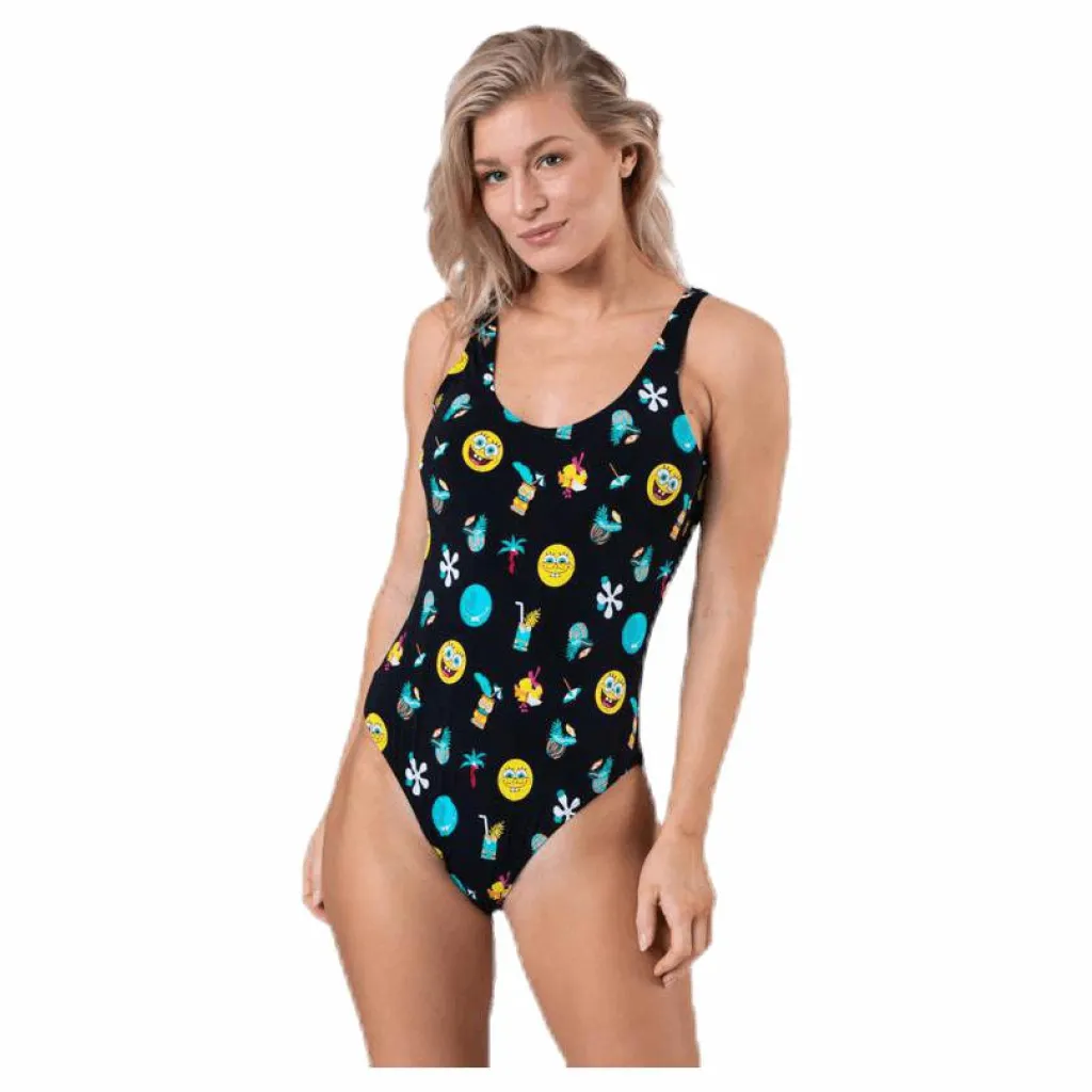 Happy Socks Sponge Bob Swimsuit Black* Simning|Badkläder