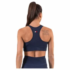 Tommy Hilfiger Sport Sports Bra Logo Mid Blue* Sport-Bh:Ar|Träning