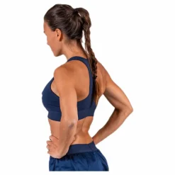 Tommy Hilfiger Sport Sports Bra Medium Tri Logo Blue* Sport-Bh:Ar|Träning