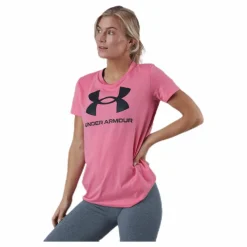 Under Armour Sportstyle Graphic SS Pink* T-Shirts|Träning