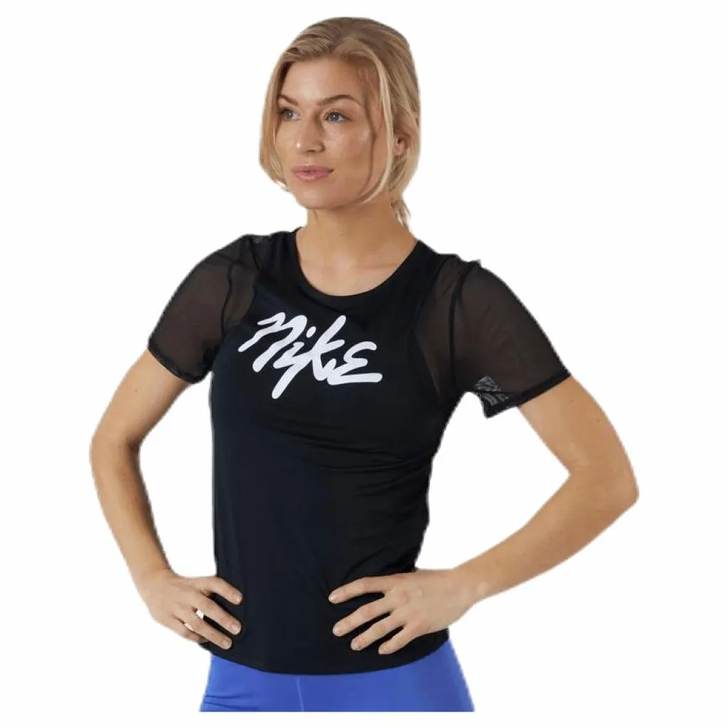 Nike SS Runway White/Black* Löpning|T-Shirts