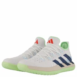 adidas Stabil Next Gen Shoes Cloud White / Preloved Ink / Semi Green Spark* Inomhussporter