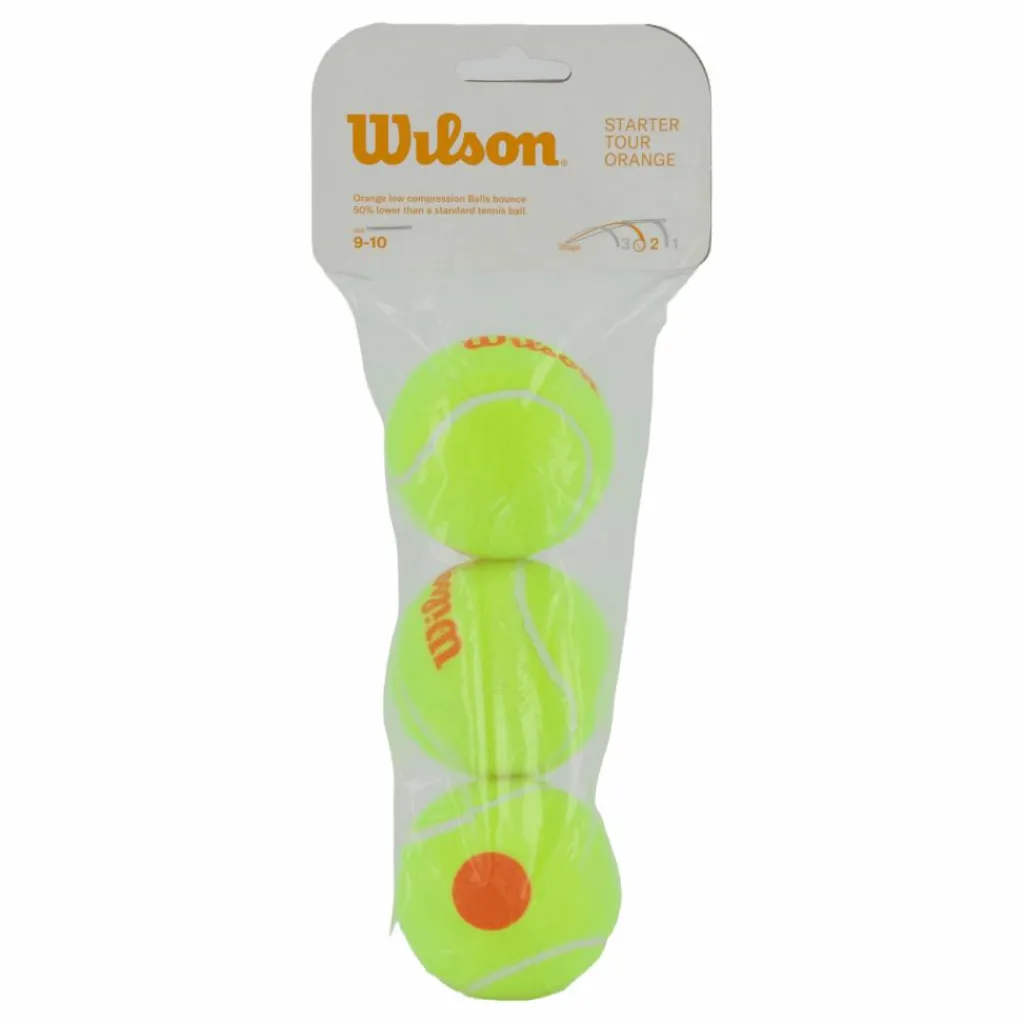 Wilson Starter Orange Tball 3 Pack Yellow/orange* Racketsporter|Racket Och Bollar