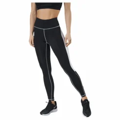 Björn Borg Sthlm High Waist Mesh Stri Black* Tights|Träning