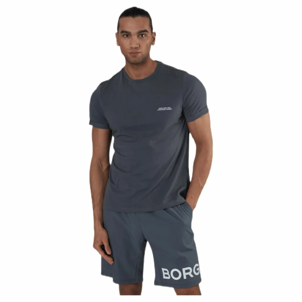 Björn Borg Sthlm Training Tee Grey* T-Shirts|Träning