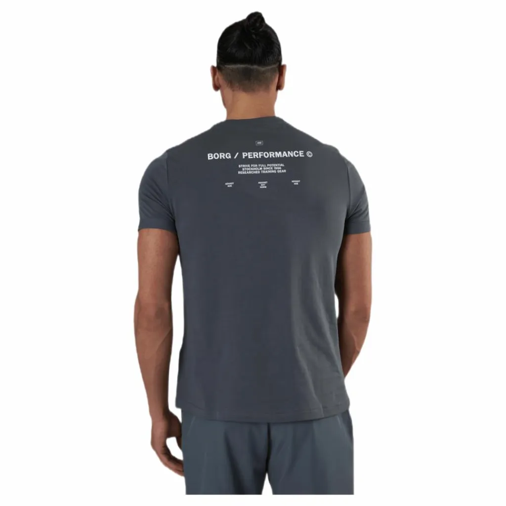 Björn Borg Sthlm Training Tee Grey* T-Shirts|Träning