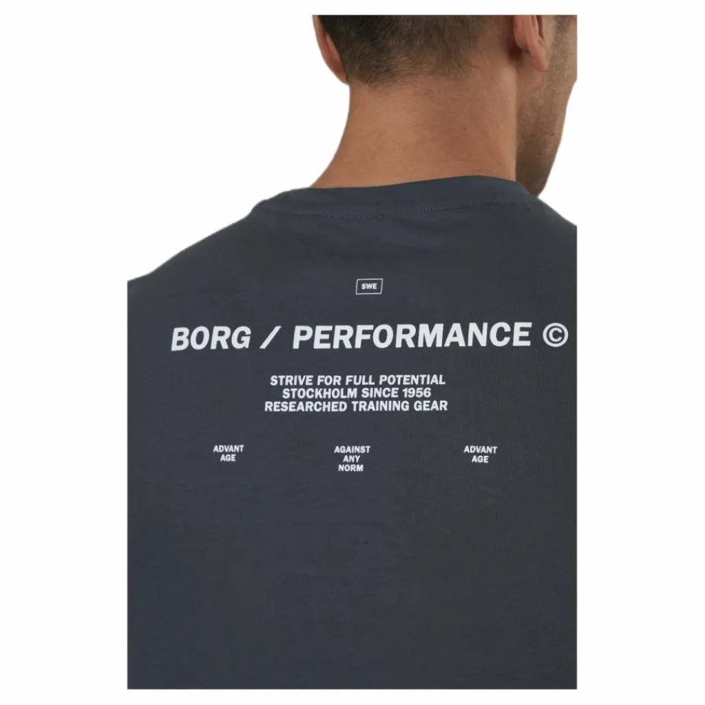 Björn Borg Sthlm Training Tee Grey* T-Shirts|Träning