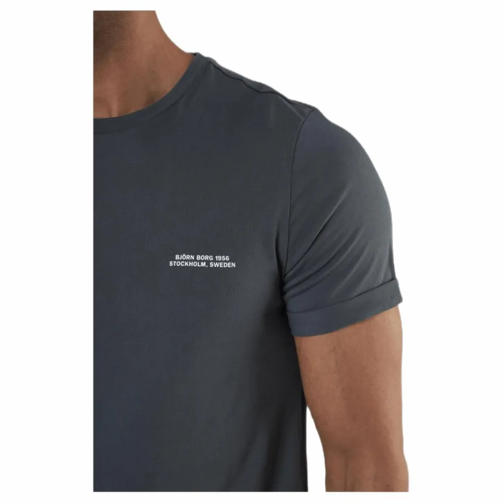Björn Borg Sthlm Training Tee Grey* T-Shirts|Träning