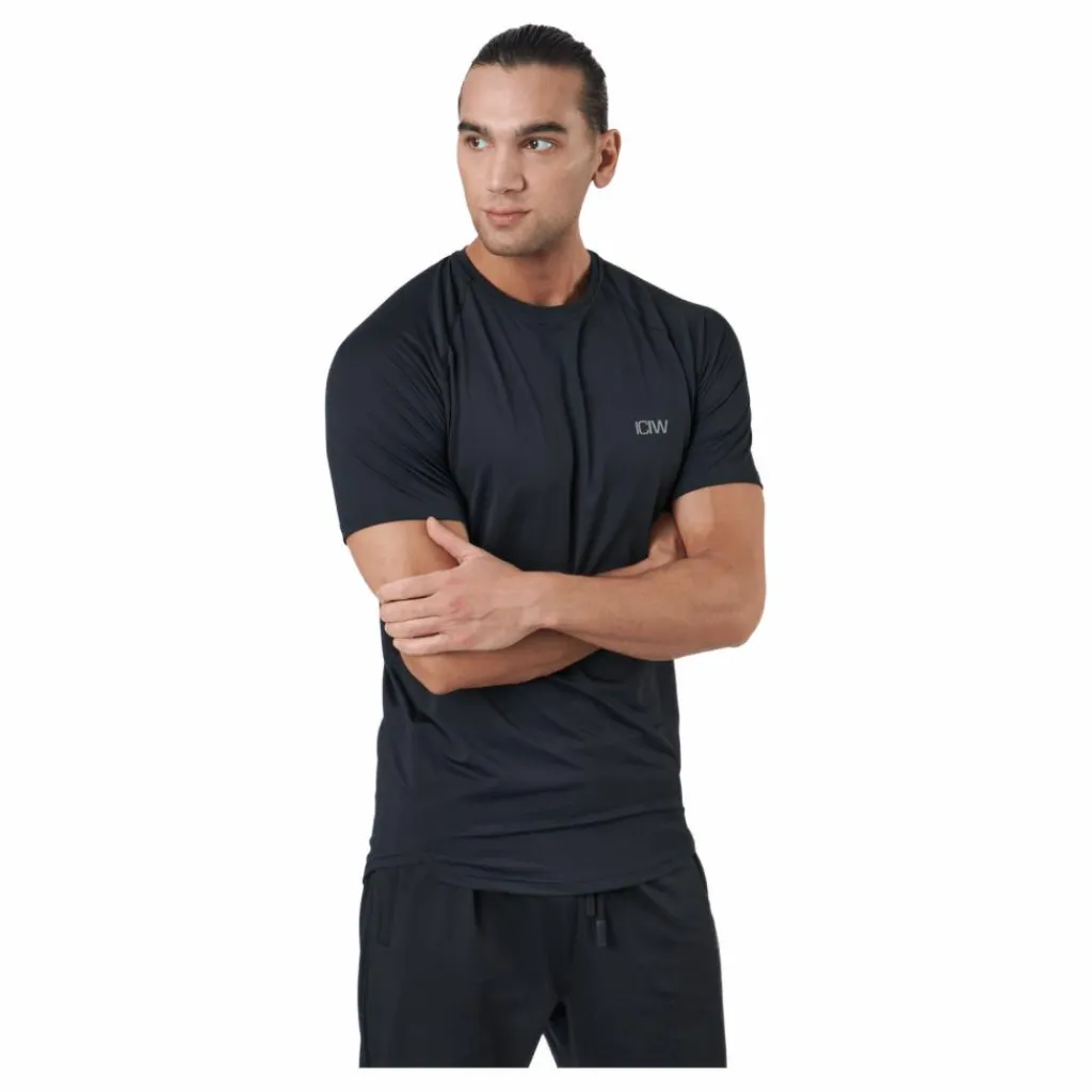 ICANIWILL Stride T-shirt Men Black* T-Shirts|Träning