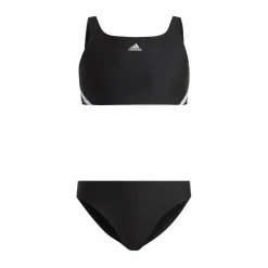 adidas 3-Stripes Bikini Black / White*Barn Simning|Badkläder