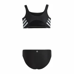 adidas 3-Stripes Bikini Black / White*Barn Simning|Badkläder