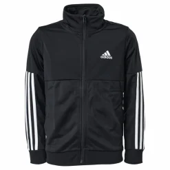adidas 3-Stripes Team Tracksuit Black*Barn Träning|Tracksuits