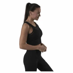 Puma Studio Layered Crop Top Black* Yoga|Linnen