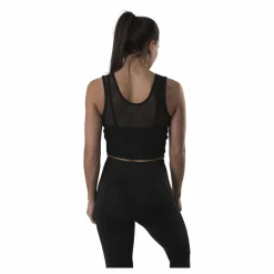 Puma Studio Layered Crop Top Black* Yoga|Linnen