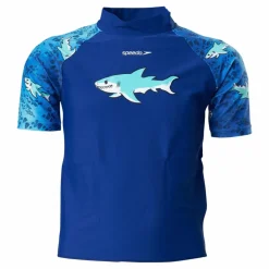 Speedo Sun Protection Top And Short Blue*Barn Simning|Badkläder