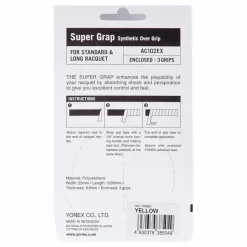 Yonex Super Grab Yellow* Racket Och Bollar|Racketsporter