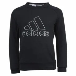 adidas SW Crew Junior Black*Barn Tröjor|Träning