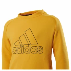 adidas SW Crew Junior Yellow*Barn Tröjor|Träning