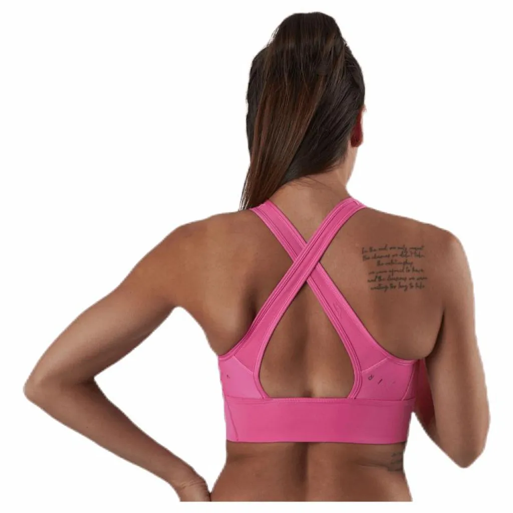 Nike Swoosh Air Bra Print Pink/Black* Sport-Bh:Ar|Träning
