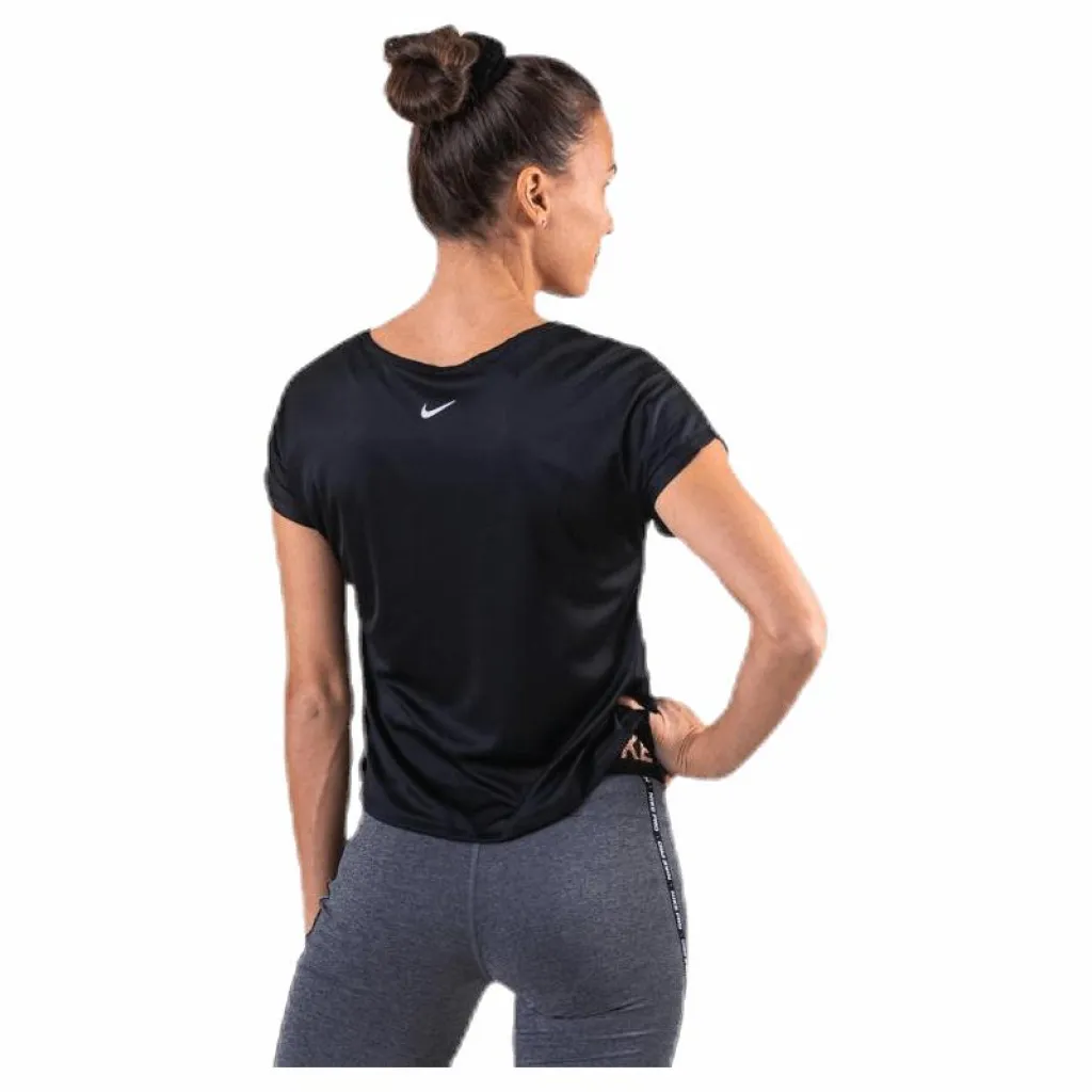 Nike Swoosh Run Top SS White/Black* T-Shirts|Löpning