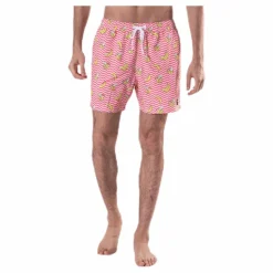 Björn Borg Sylvester Loose Shorts Pink/Yellow* Simning|Badkläder