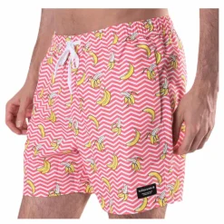 Björn Borg Sylvester Loose Shorts Pink/Yellow* Simning|Badkläder