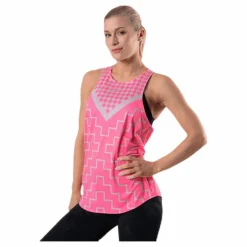 Nike Tank Runway Geo Pink* Linnen|Löpning