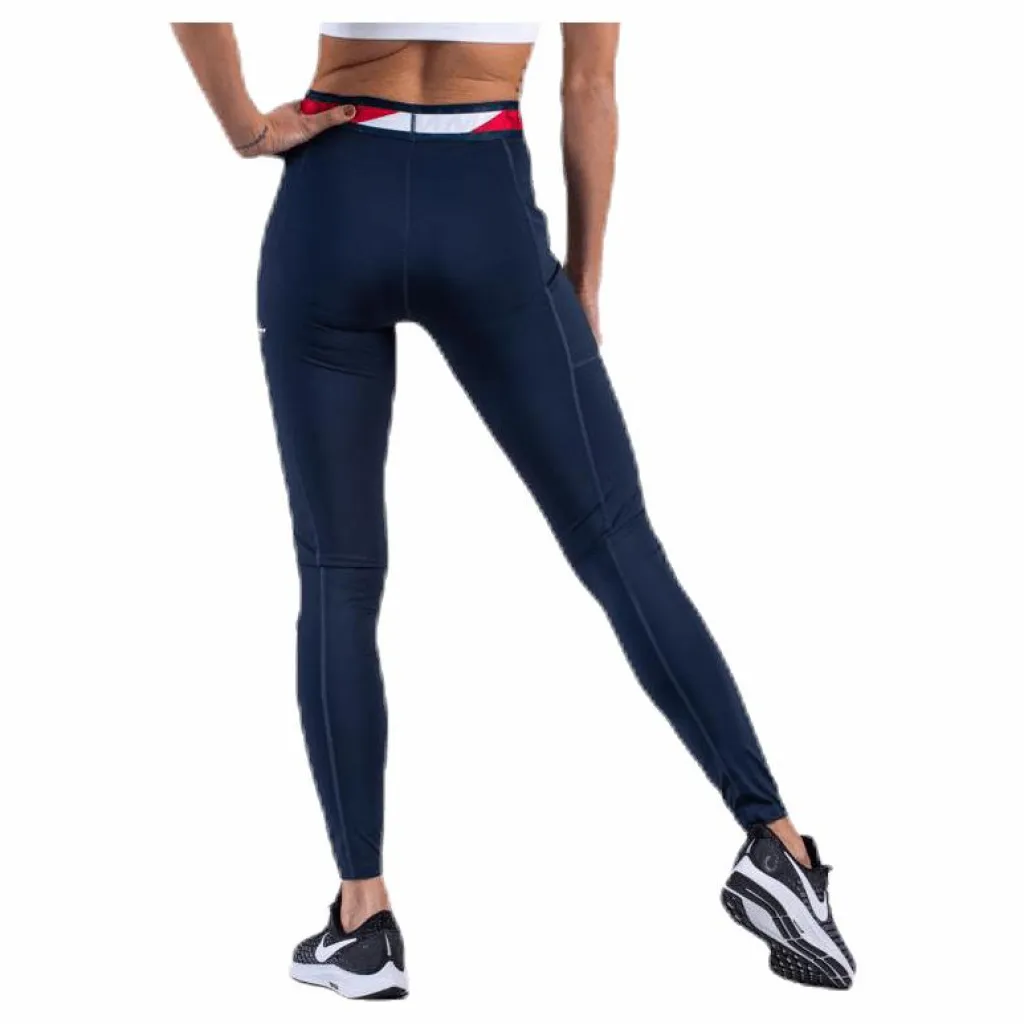 Tommy Hilfiger Sport Tape Legging 7/8 Blue* Tights|Träning