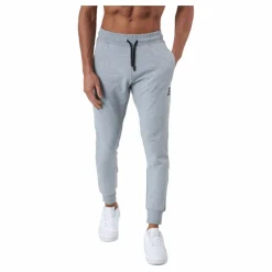 Better Bodies Tapered Joggers V2 Light Grey Melange* Träning|Byxor