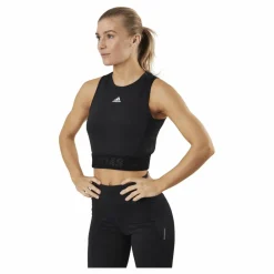 adidas Techfit Crop Black / White* T-Shirts|Träning