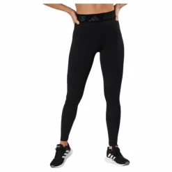 adidas Techfit Long Branded Elastic Tight Black / White* Träning|Tights