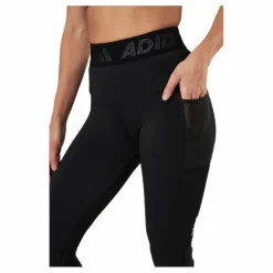 adidas Techfit Long Branded Elastic Tight Black / White* Träning|Tights