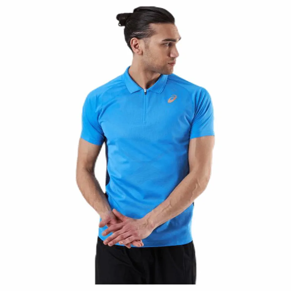 ASICS Tennis Polo Shirt Blue* Racketsporter