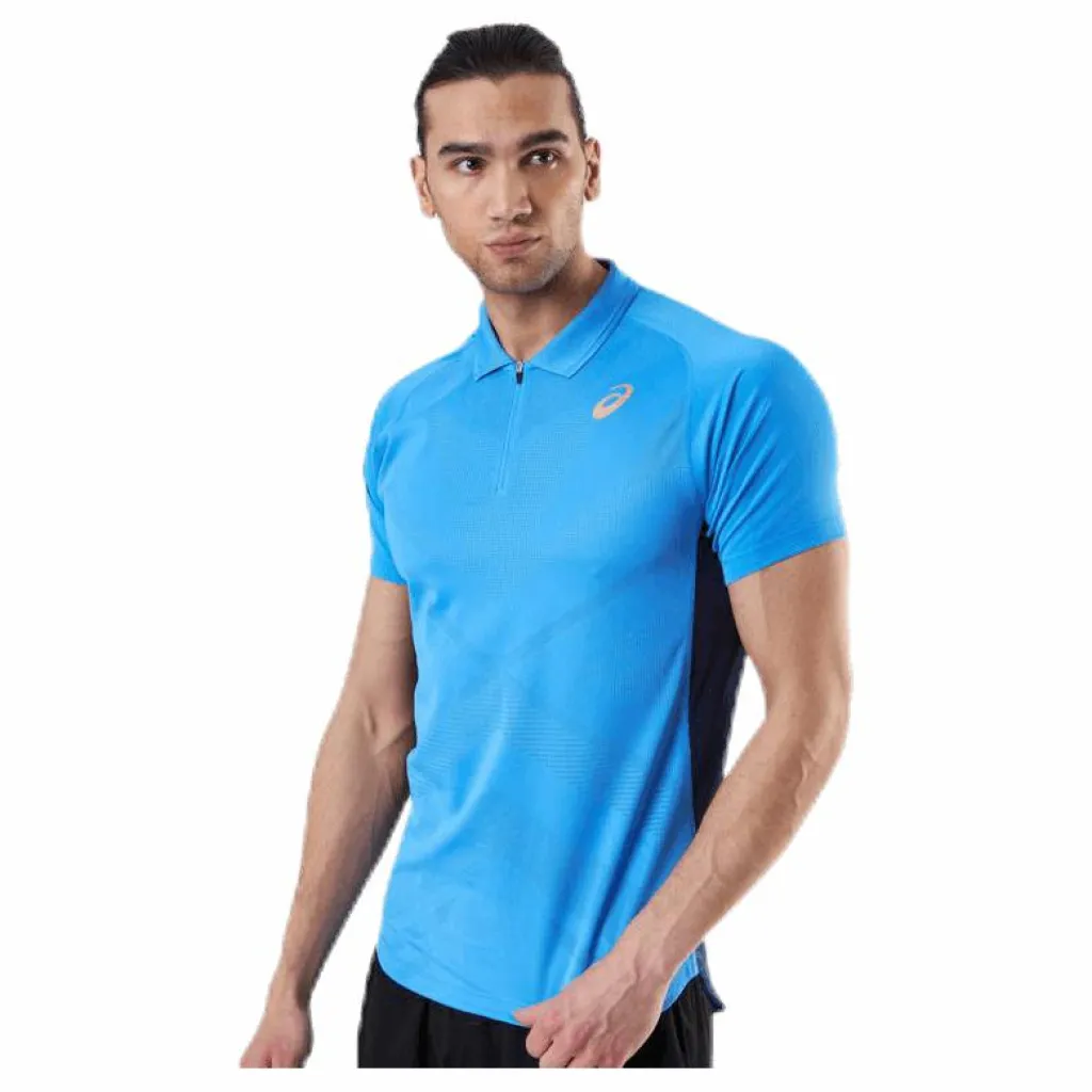ASICS Tennis Polo Shirt Blue* Racketsporter
