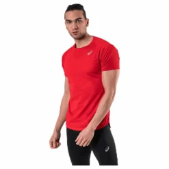 ASICS Tennis SS Tee Red* Racketsporter