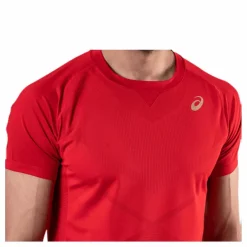 ASICS Tennis SS Tee Red* Racketsporter