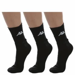 Kappa Tennis Trisper Socks 3pk White/Black* Racketsporter|Strumpor