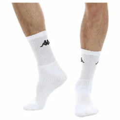 Kappa Tennis Trisper Socks 3pk White/Black* Racketsporter|Strumpor