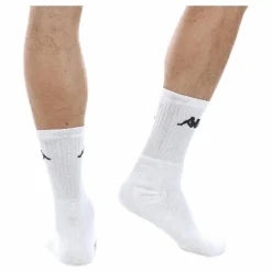 Kappa Tennis Trisper Socks 3pk White/Black* Racketsporter|Strumpor