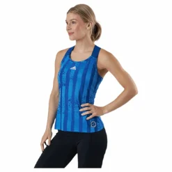 adidas Tennis Tennis Y-Tank Engineered Blue* Racketsporter|Linnen