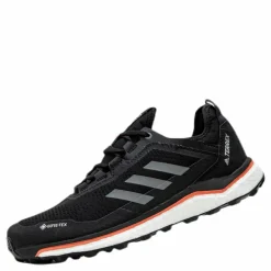 adidas Terrex Agravic Flow GORE-TEX Trail Running Shoes Core Black / Grey Four / Signal Pink / Coral* Löparskor|Löpning