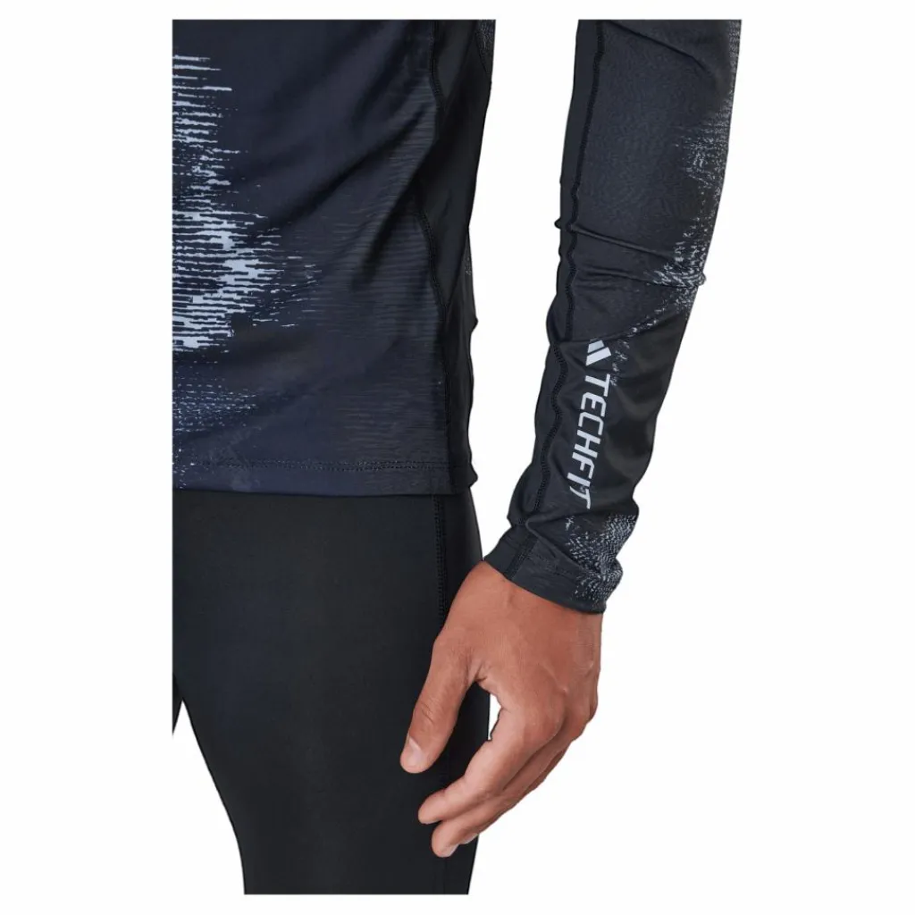 adidas Tf Hi Ls Tee Multco/black* Tröjor|Träning