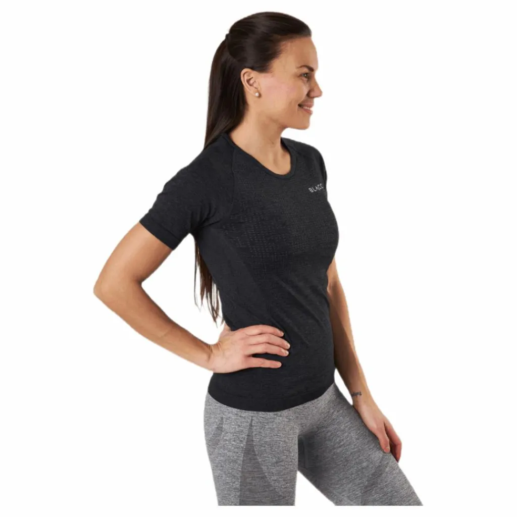 BLACC Thea Seamless Tee Black* Löpning|T-Shirts