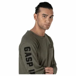 GASP Throwback LS Tee Green* Tröjor|Träning