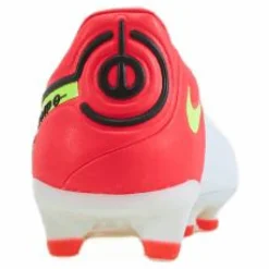 Nike Tiempo Legend 9 Pro Fg Firm-gr White/volt-bright Crimson* Fotboll|Fotbollsskor