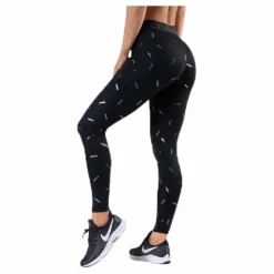 Nike Toss Print Tight Black* Tights|Träning