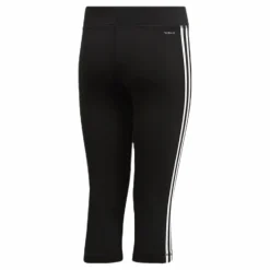 adidas TR EQ 3 Stripe Capri Youth White/Black*Barn Tights|Träning