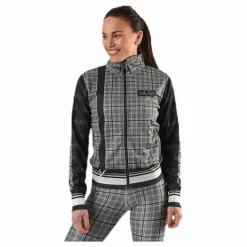 Gavelo Track Jacket GLNCHCK 3 Black/Beige* Jackor|Träning